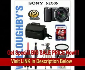 Sony Alpha NEX-5NK Kit Includes Sony Alpha NEX-5NK Black Camera with Sony SEL 18-55mm f3.5-5.6 Lens + LexSpeed 32GB Class 10 Memory Card + Sunpak 9002TM Tripod + Sony LCS-U10 Camera Bag & More! Willoughby's Est. 1898 NEX-5NK Bundle