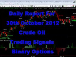 TradeStation And NinjaTrader Crude Oil Futures Daily Report 30th Oct 2012