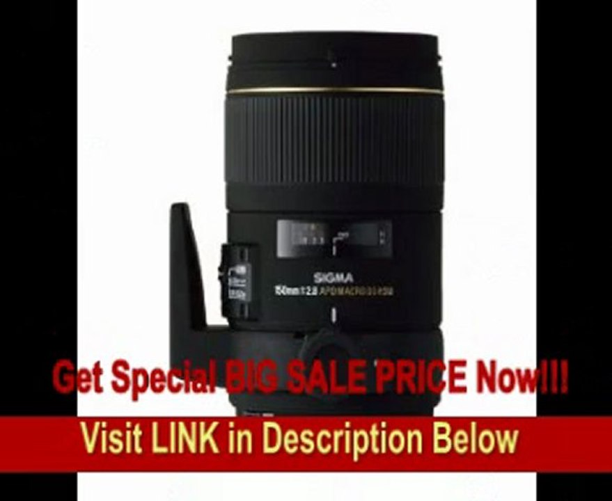 Sigma 150mm f/2.8 EX DG HSM APO HSM IF Macro Lens for Nikon SLR Cameras