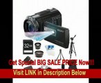 Sony HDRPJ710V High Definition Handycam 24.1 MP Camcorder with 10x Optical Zoom, 32 GB Embedded Memory and Built-in Projector   32GB High Speed SDHC Card   High Capacity Batt  Rapid AC/DC Charger   Pro Wide Angle Lens   Pro 2X Lens   More!