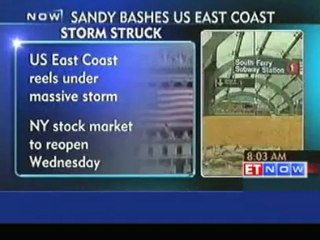 NY, New Jersey worst hit by Sandy; 8 mn without power