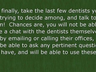 Selecting The Dentist That Is Right For You