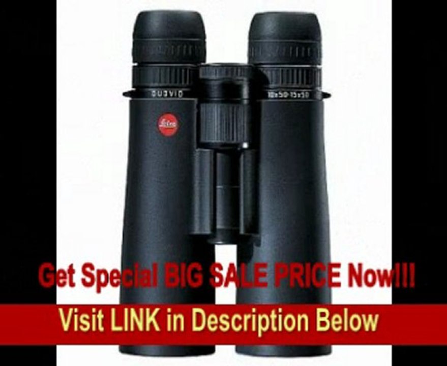Leica 10+15x50 Duovid Binocular (Black)