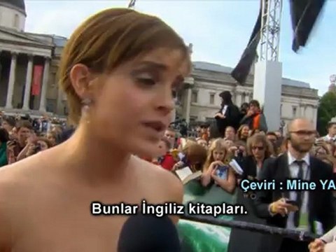 Emma Watson - Ölüm Yadigarları Bölüm 2 Londra Galası Röportajı - Altyazılı