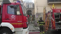 Firenze - Incendio in un appartamento a Lastra a Signa (30.10.12)