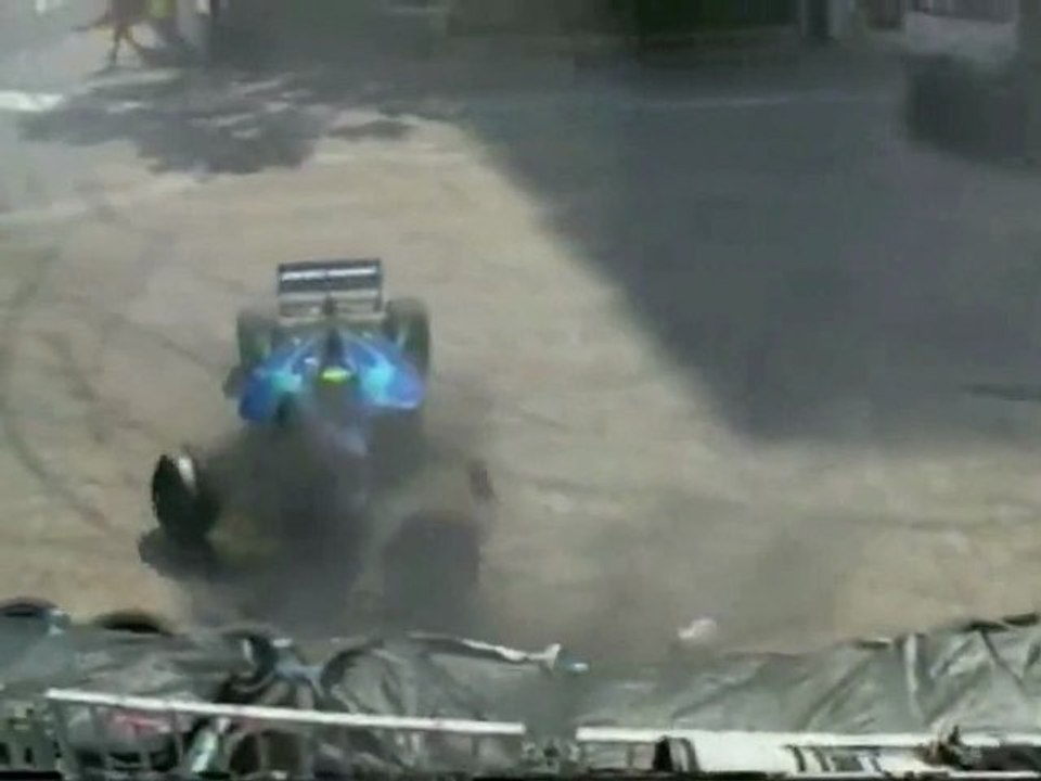 Massa Crash in Monaco 2002