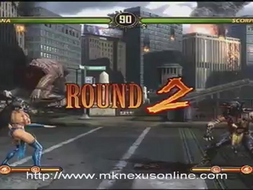 Mortal Kombat 9 Offline Pakistani Karachi matches between Jr.Prince (Kitana )Vs, Sr.Prince (Scoprion) Part 6