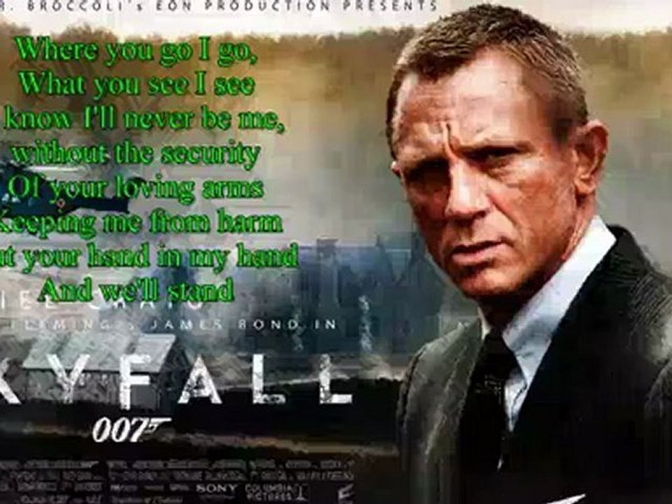 Adele - Skyfall [ Lyrics On Screen ]