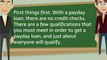 Payday loans - Get the Information You Need Before Applying - YouTube