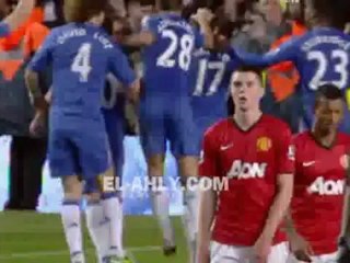 الهدف الخامس لشتيلسي في مرمى مانشيستر يونايتد