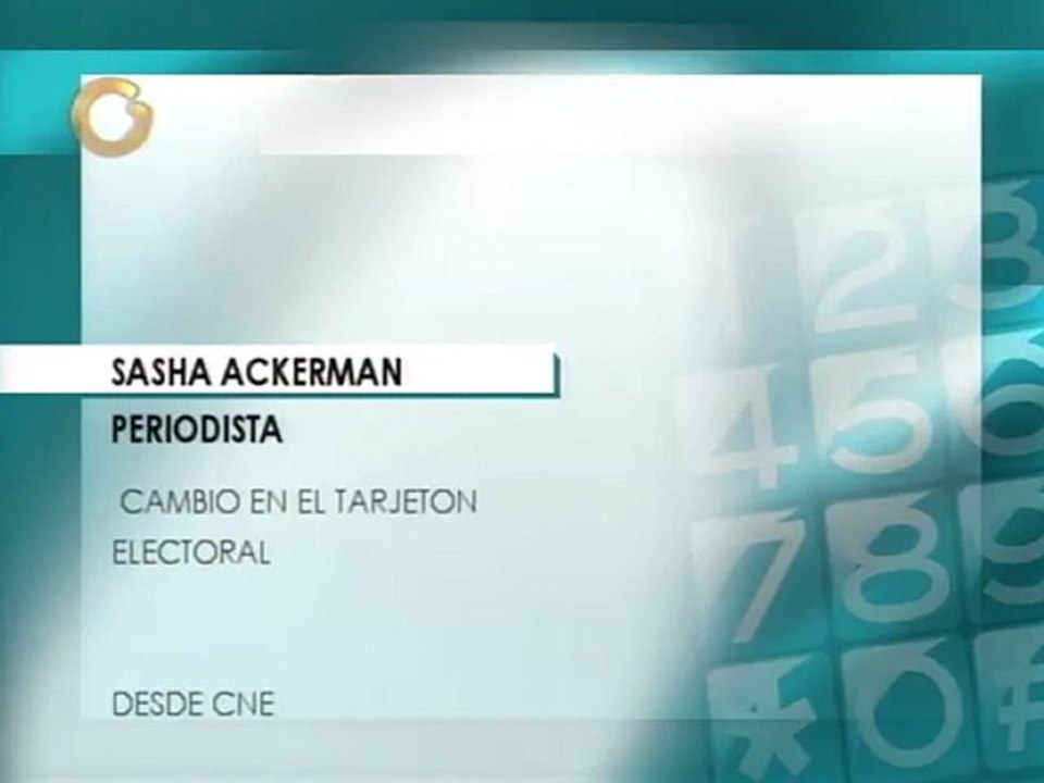 CNE aprueba modificar tarjetón electoral para incluir a Rangel Silva fuera del lapso establecido