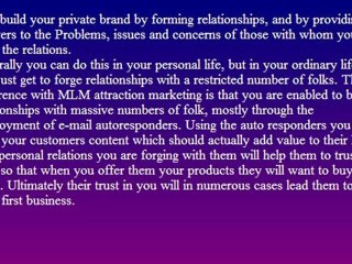 mlm attraction marketing