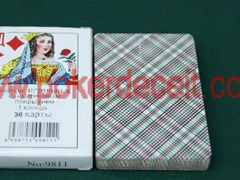 Russian luminous marked cards ,Russian invisible marked cards cartas marcadas