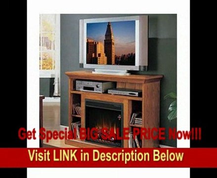 SPECIAL DISCOUNT Classic Flame Beverly Electric Fireplace and TV Stand in Premium Oak Finish