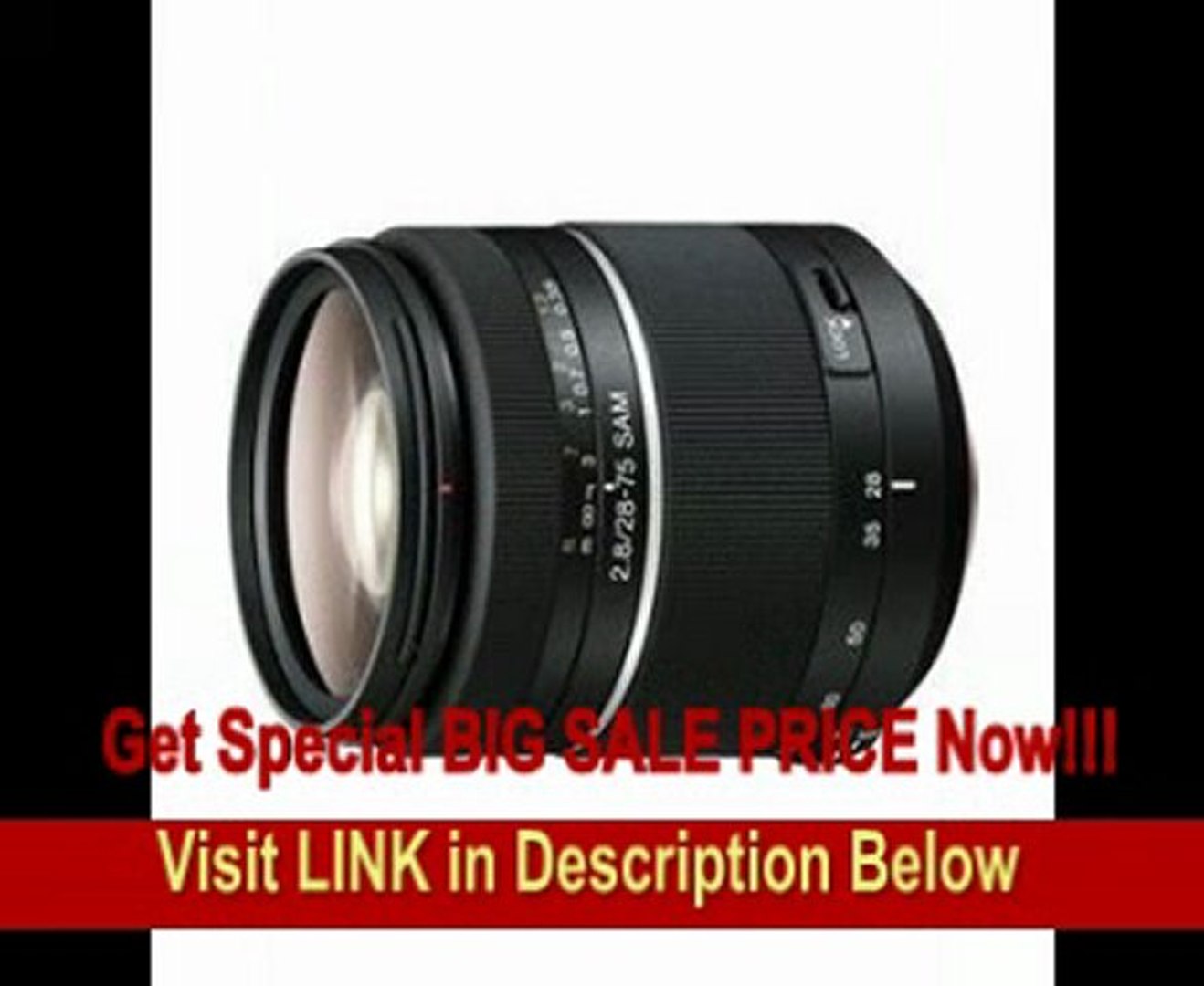 Full Frame Lens For Sony A Mount Digital Slr Cameras Sony 28 75mm F 2 8 Smooth Autofocus Motor Sam Mirrorless Camera Lenses