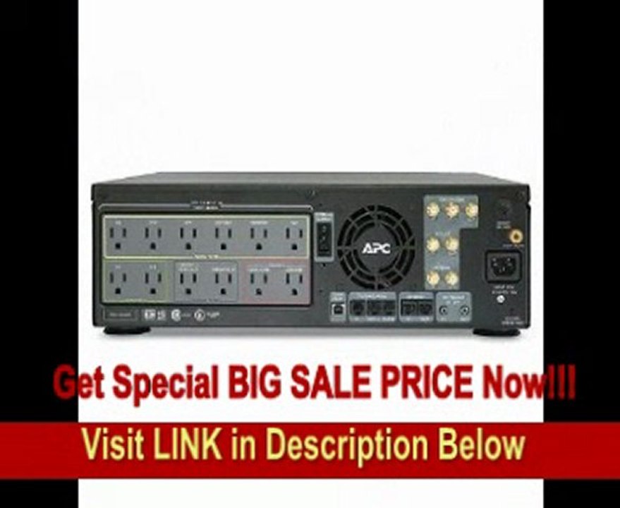 SPECIAL DISCOUNT APC AV 1kVA 120V S Type Power Conditioner with Battery Backup (S15BLK)