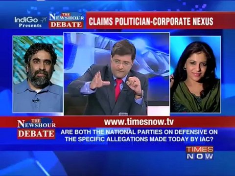 The Newshour Debate: Kejriwal targets Ambani - Part 3 of 3