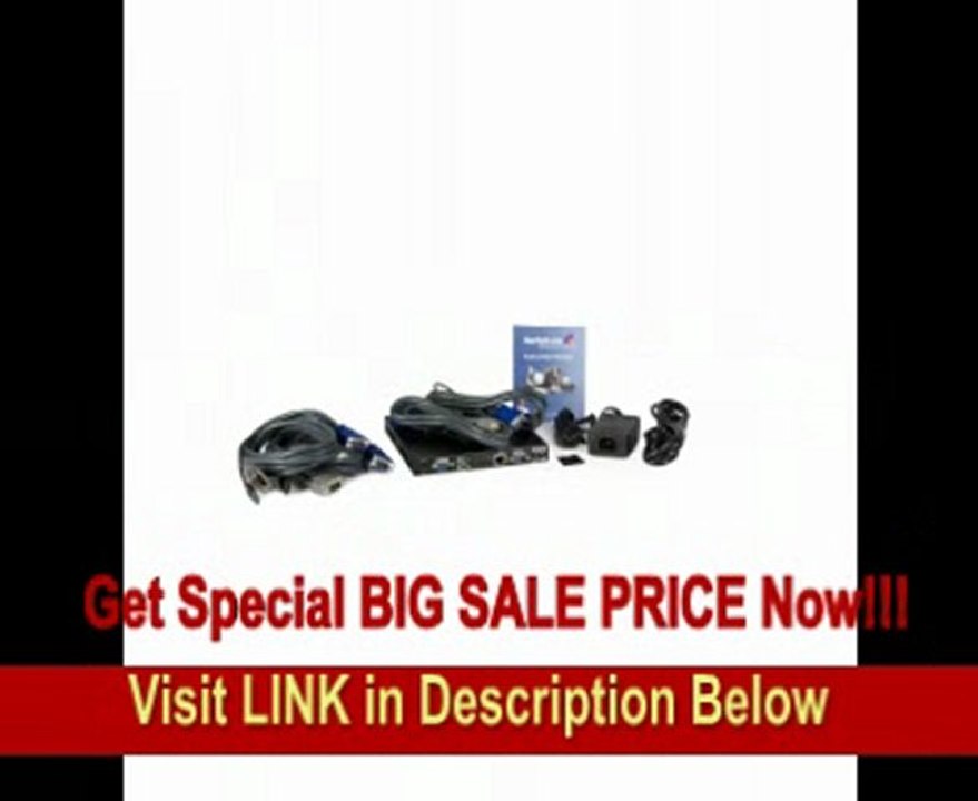 SPECIAL DISCOUNT StarTech.com 4 Port USB VGA IP KVM Switch with Virtual Media (SV441DUSBI)