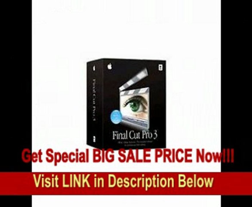 Final Cut Pro 3.0 [OLD VERSION] REVIEW