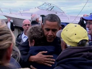 Obama vows to stand with superstorm Sandy victims
