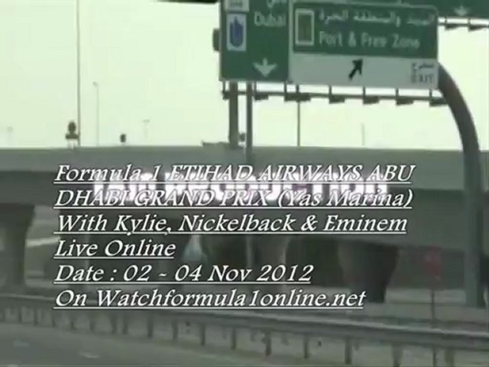 Watch F1 Etihad Airways ABU DHABI GP Live Online