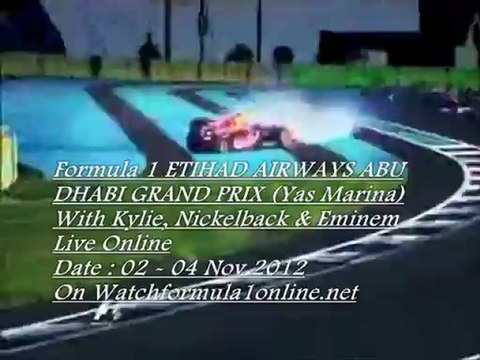 2012 FORMULA 1 Etihad Airways ABU DHABI GP (New Delhi) Live Broadcast