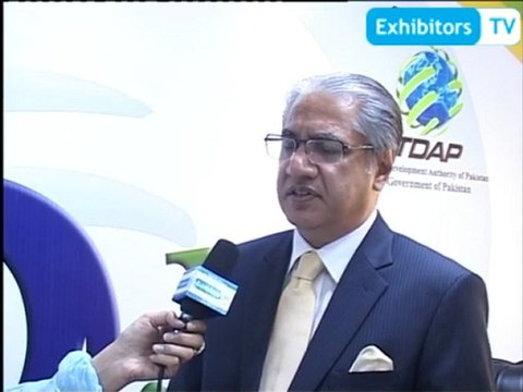 Mr. Tahir Raza Naqvi, Chief Executive - TDAP spoke with Exhibitors TV @ Expo Pakistan 2012)