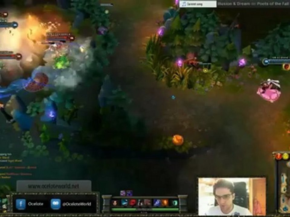 Taric support fait un quadrakill