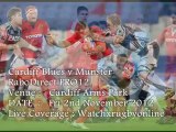 Watch Rugby Cardiff Blues vs Munster Live Online 2012 2 Nov