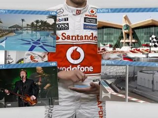 G.P. F1 d'Abu Dhabi 2012 présenté par Jenson Button