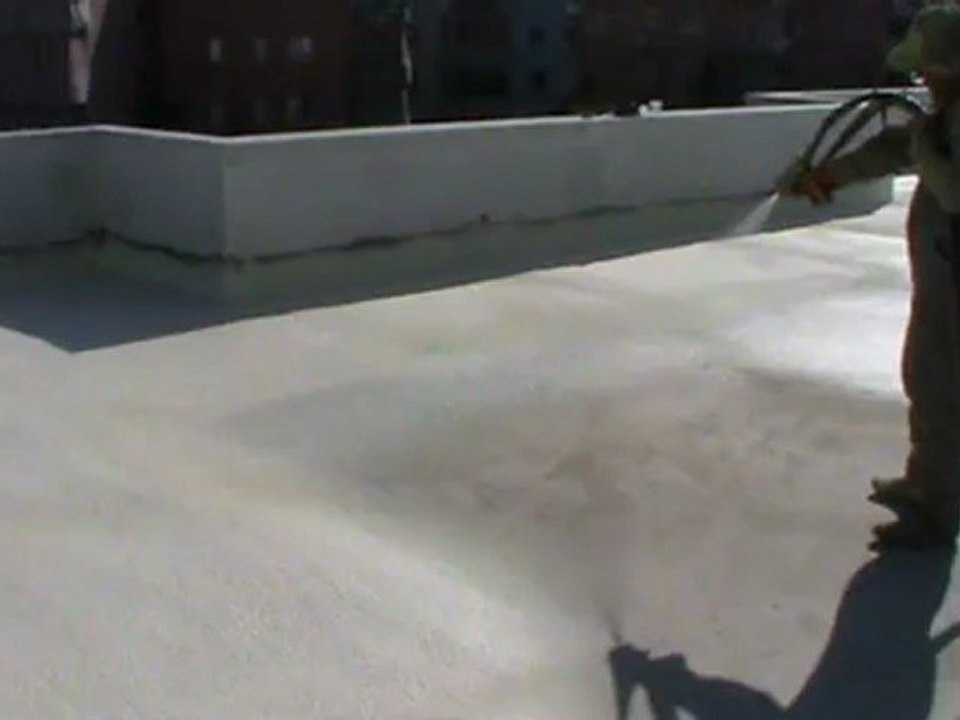 Poliüretan sprey köpük çatı ısı yalıtım uygulaması/Birpol poliüretan