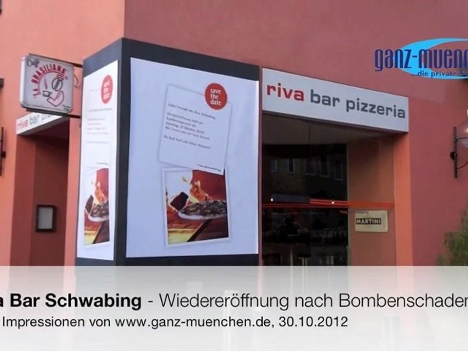 Riva Bar Schwabing - Re-Opening nach Bombenschaden