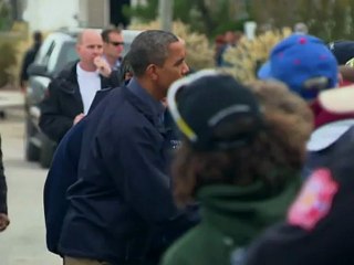 Obama en zona afectada por Sandy