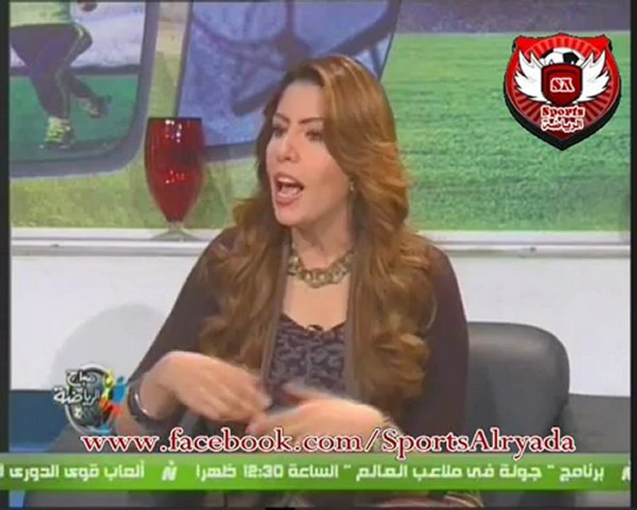 لقاء الاعلاميه سها ابراهيم مع كابتن عمرو الحديدى فى صباح الرياضه