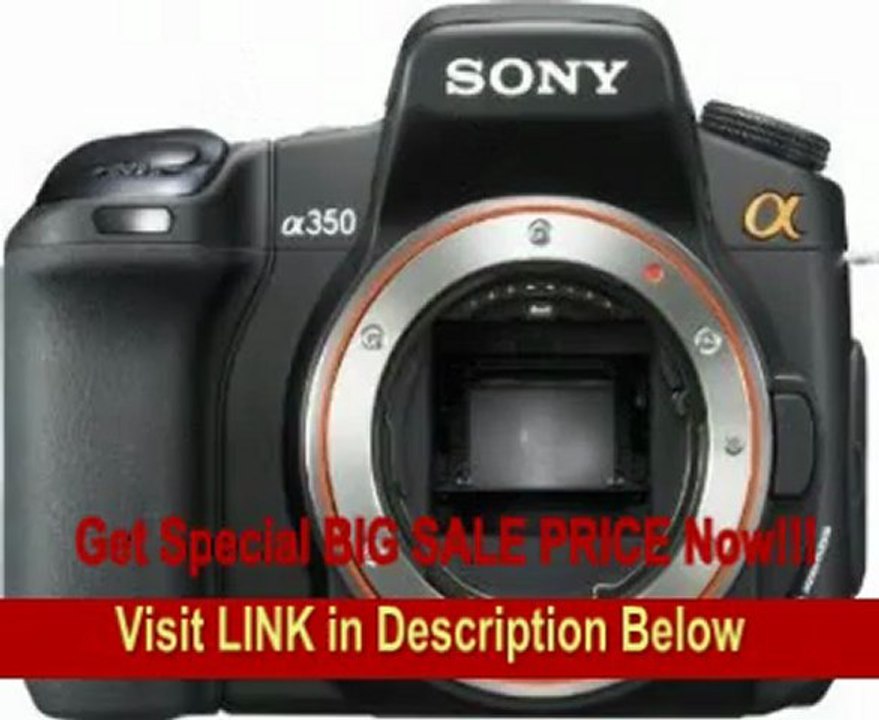 SPECIAL DISCOUNT Sony Alpha DSLRA350X 14.2MP Digital SLR Camera with Super SteadyShot Image Stabilization with DT 18-70mm f/3.5-5.6 & DT 55-200mm f/4-5.6 Zoom Lenses