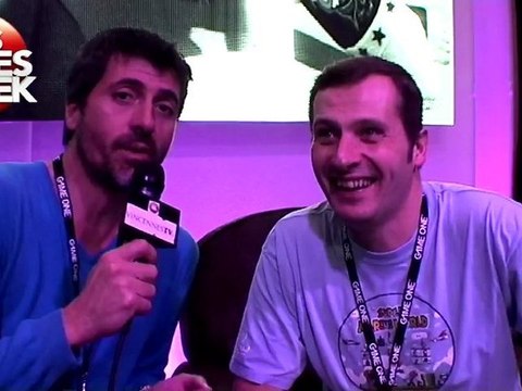 Marcus à la Paris Games Week 2012 stand Jeux Actu.com sur Vincennes TV.fr