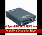 SPECIAL DISCOUNT TRENDnet Intelligent 1000Base-T to 1000Base-FX Single Mode SC Fiber Converter (50 Km, 31 miles) TFC-1000S50 (Black)