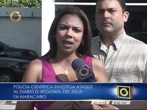 CICPC investiga el ataque al diario El Regional del Zulia en Maracaibo