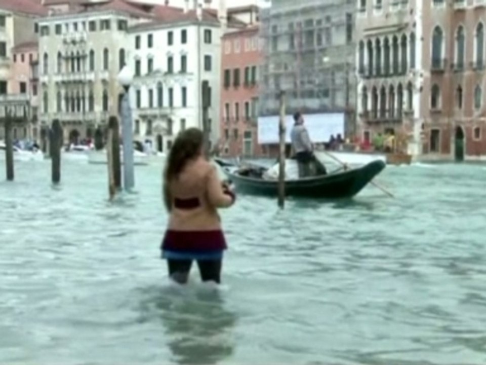 Under water in Venice