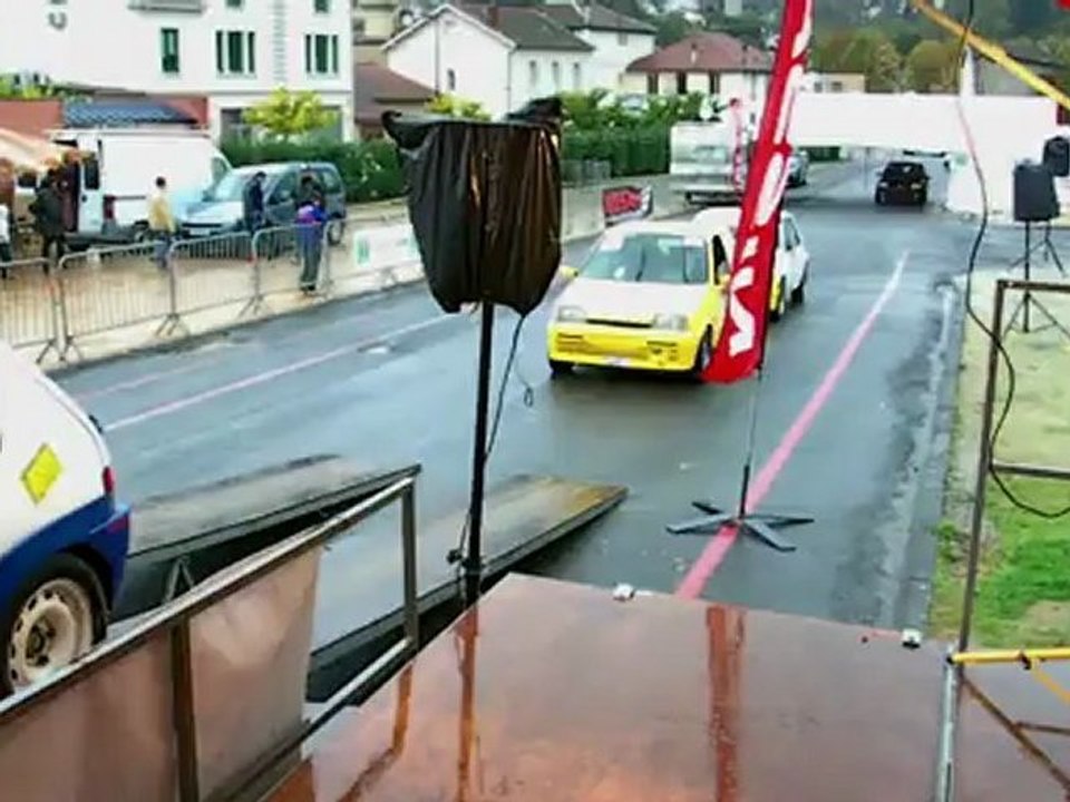 podium depart avant course