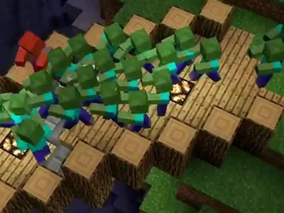 make a cake minecraft parodie