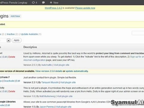 Tutorial WordPress: Cara Instal Plugins dan Fungsinya