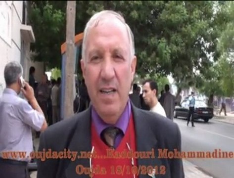قدوري محمدين يتحدث عن الواقع الأمني بمدينة وجدة بعد مرور ستة اشهر على تعيين السيد محمد دخيسي واليا للأمن بوجدة