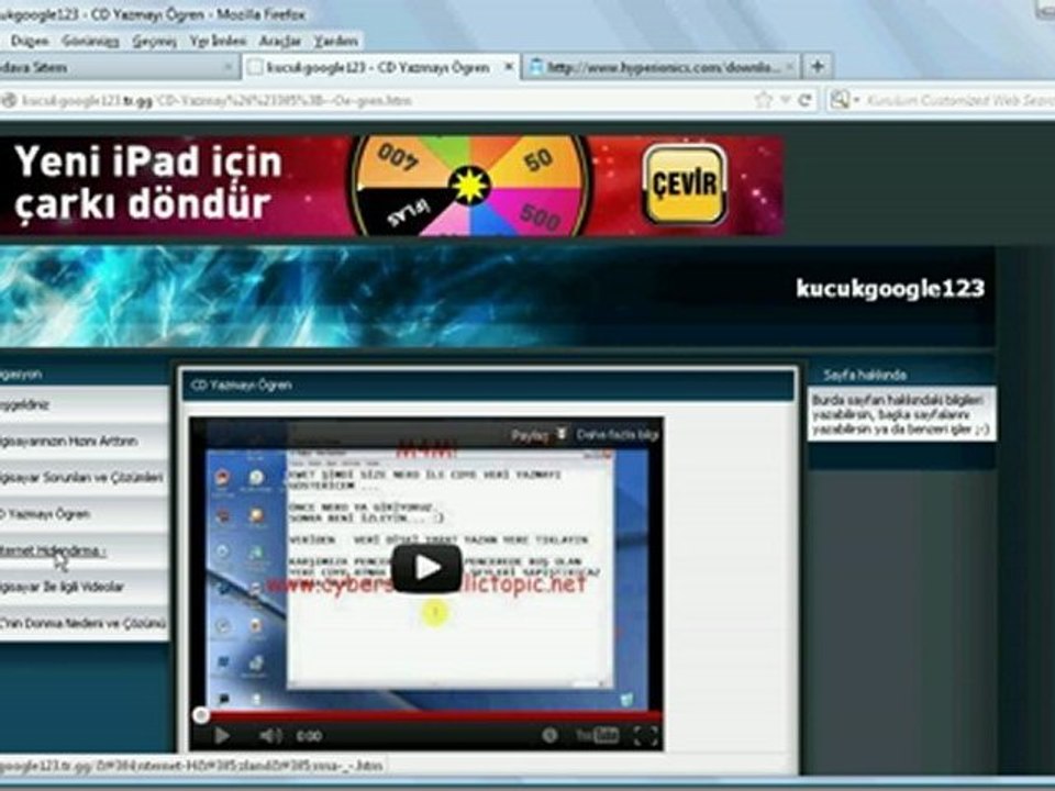 Bilgisayar Sorun ve Çözümleri İçin Tıklayın