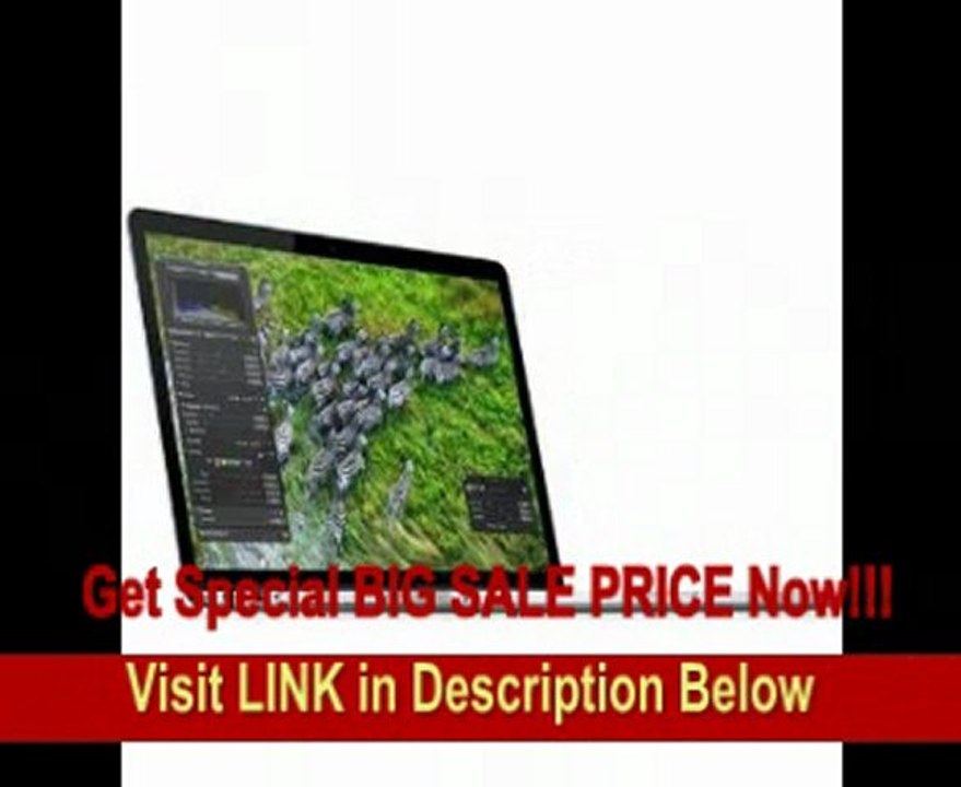 SPECIAL DISCOUNT Apple 15.4" MacBook Pro (with Retina display) quad-core Intel Core i7 2.6GHz, 16GB RAM, 512GB flash storage, Intel HD Grap...