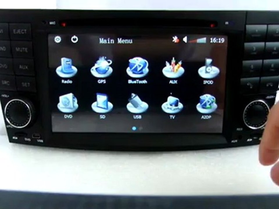 Mercedes Benz E Class W211 DVD GPS Navigation System
