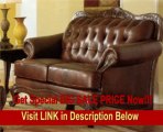 Victoria Classic Tri-Tone Leather Loveseat in Tri-tone Leather Finish REVIEW