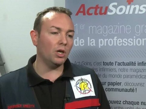3 minutes / 3 questions : Franck PILORGET, vice-président de l'Association Nationale des Infirmiers Sapeurs Pompiers