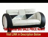 SPECIAL DISCOUNT Modern Furniture White and Black Leather Sofa