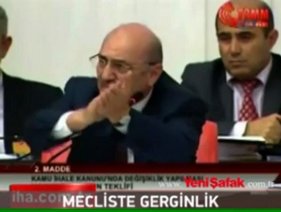 Mecliste gerginlik